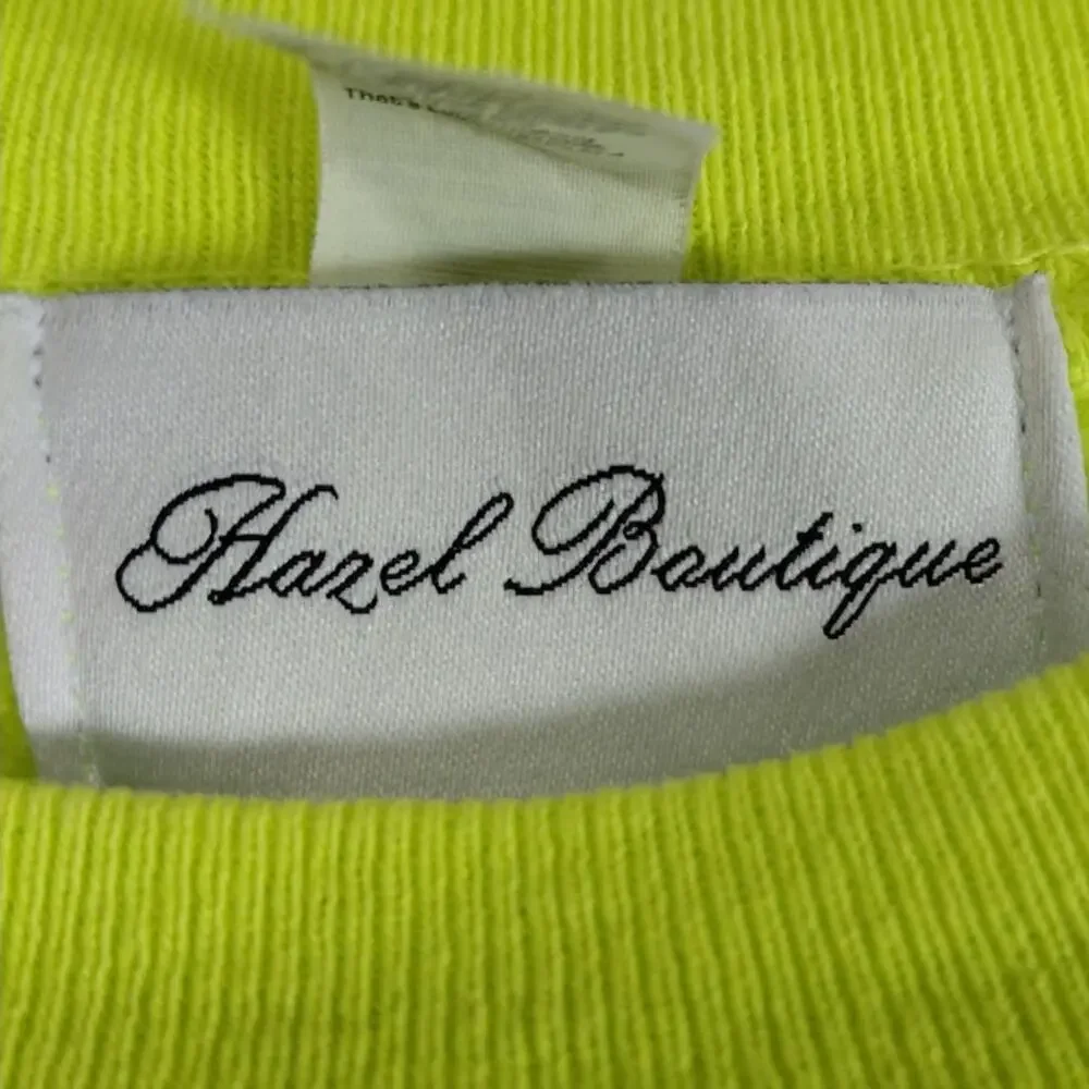 Hazel Boutique Evil Twin Neon Green Crewneck Sweatshirt Sweater Men Size 2XL